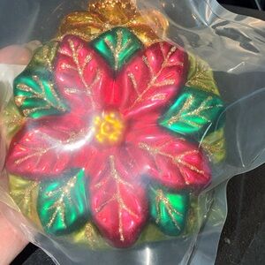Festive Poinsettia Ornament